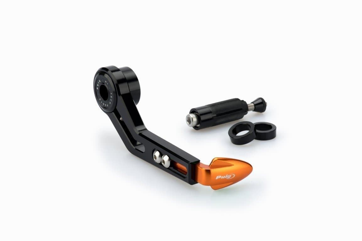 Puig Orange Brake Lever Protector For Holow Handlebar Kawasaki Ninja H2 SX 18-26