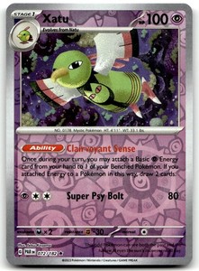 Xatu 072/182 Paradox Rift Deck Exclusives Non-Holo Rare