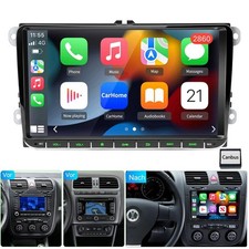 Android Autoradio Für VW GOLF 5 6 Plus Touran Passat T5 RDS Apple Carplay SWC BT