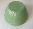 Vintage Fireking Jadeite Ribbed Bullseye Bowl 7.5”