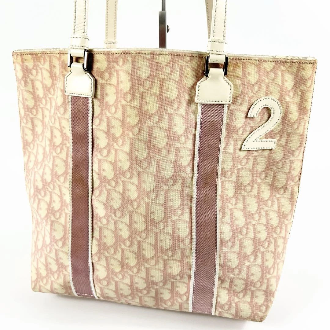 Sac fourre tout Dior trotteur vintage numéro logo