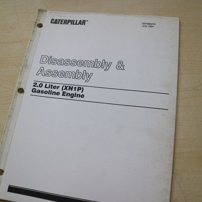 CAT 2L XN1P FORKLIFT Gas Engine DISASSEMBLY Service Repair Manual CAT shop guide