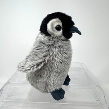 Toys R Us Emperor Penguin Chick Plush Stuffed Animal Fluffy Baby Bird Cute 7"