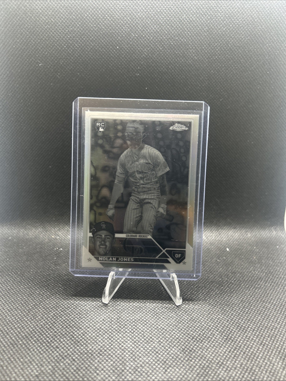 2023 Topps Chrome Update Series - Nolan Jones #USC178 Negative Refractor (RC)