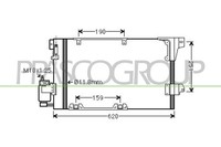 Prasco Kondensator Klimaanlage Aluminium Mit Trockner FüR Opel Zafira A 1.8
