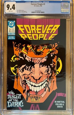 1988 FOREVER PEOPLE #3 `CGC  9.4 - The Decent of the Dark