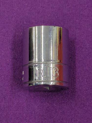 FACOM 1/4" DRIVE 6 POINT 13mm Shallow Socket OGV R13 - Picture 2 of 6