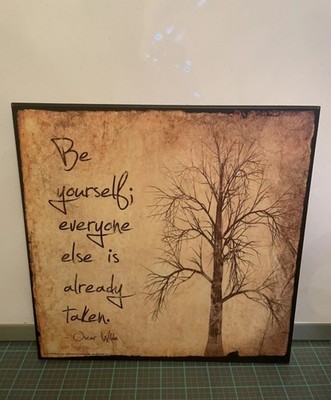 Oscar Wilde Quote Print Be Yourself Everyone Else Is Already Taken Motivational