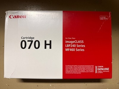 Genuine Canon 070H High Yield Black Toner Cartridge for ImageCLASS LBP240 MF460