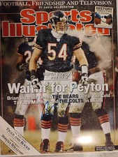 Chicago Bears Brian Urlacher Signed Autographed 11X14 Glossy Photo