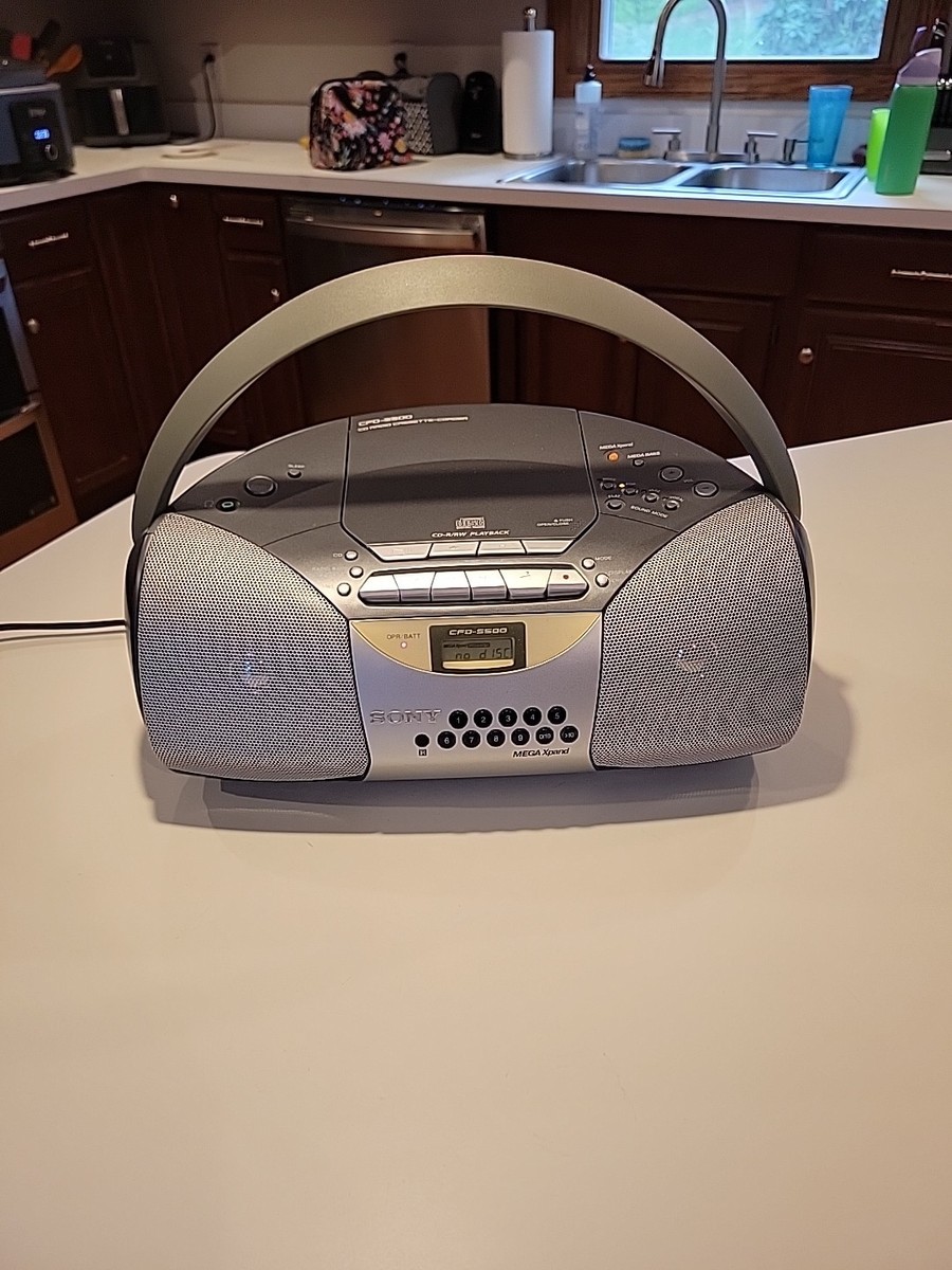 Sony CFD-S500 CD/Radio/Cassette Boombox for sale online | eBay