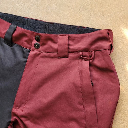 AirBlaster Men’s Snowboard Pants Small Black Burgundy Maroon Stay Wild - Picture 9 of 24