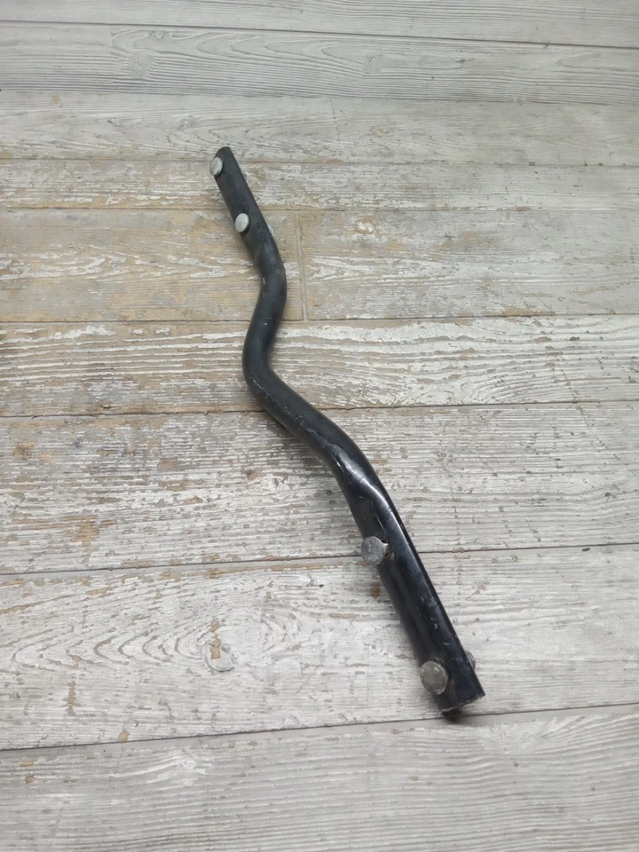 Soporte silenciador de escape negro deslizante ancho Low Rider Harley Dyna Super Glide FXD Foto 2 de 4