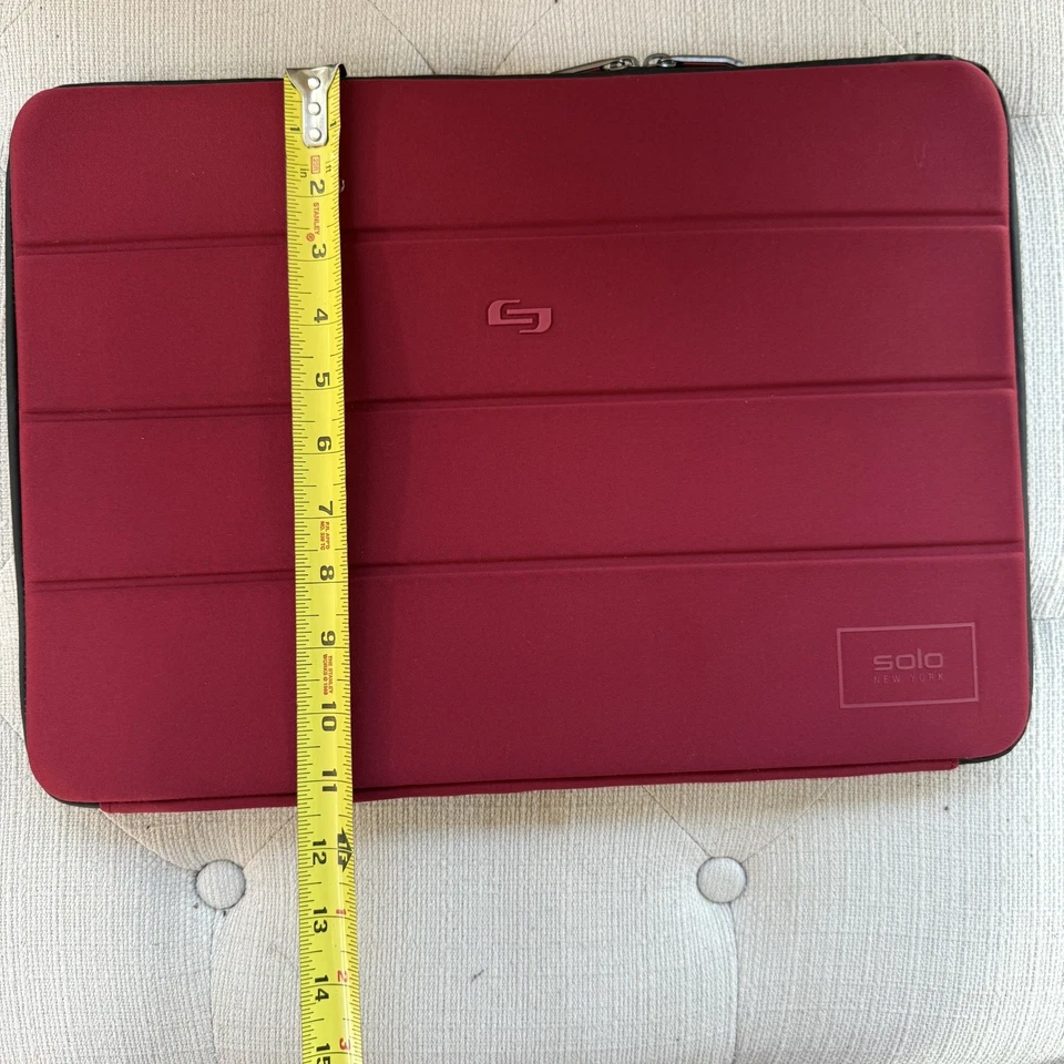 Capa para Notebook Solo New York 15,6" Bond Ultra Leve, Vermelha - Imagem 4 de 4