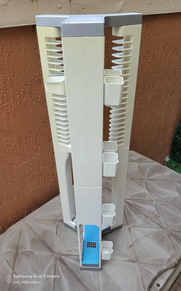 Suporte organizador torre de jogos Nintendo Wii rack de armazenamento comporta 16 jogos e controle - Imagem 4 de 4