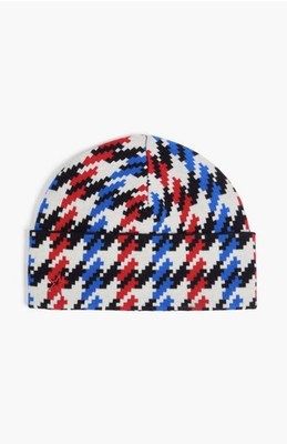 PERFECT MOMENT 100% MERINOWOLLE HAHNENTRITT BEANIE BRANDNEU + ETIKETT SKI UNISEX