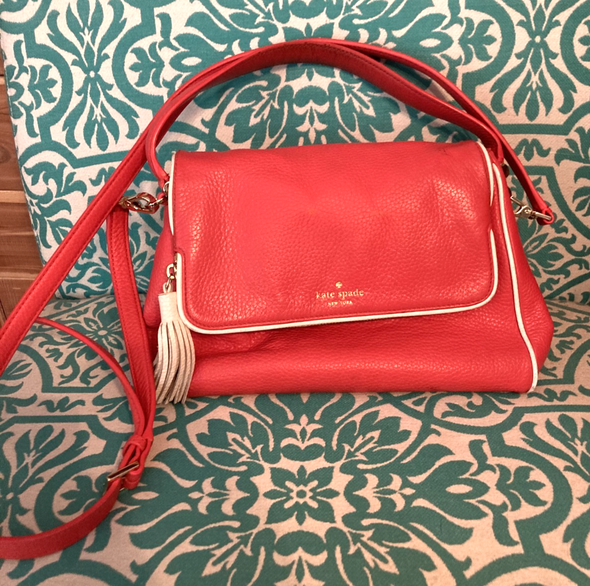 Shoulder Bag Kate Spade Rn 0102760 Coral Kate Spade New York