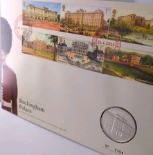 2014 - Buckingham Palace - First Day Cover Medallion - Royal Mint/ Mail