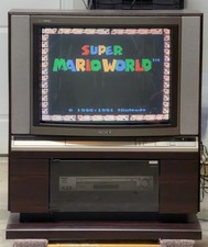Sony Trinitron KV-2781R 27" CRTV Retro Gaming Monitor Matching Stand - RARE