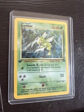 Scyther 10/64 Jungle Holo 1st Edition - Clean 💎 on eBay