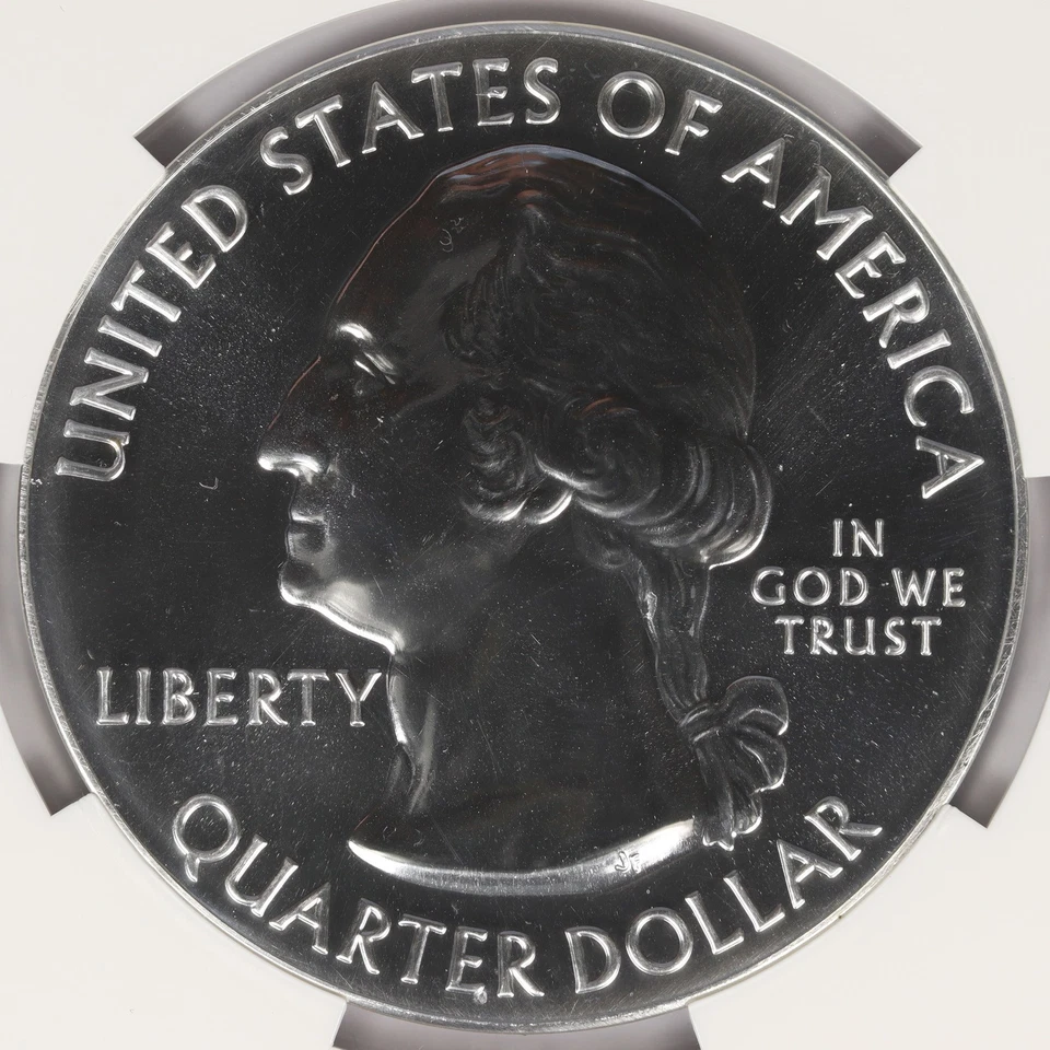 2013 Peace Memorial ATB 5 oz Silver Quarter 25c NGC MS69 DPL - Image 4 of 4