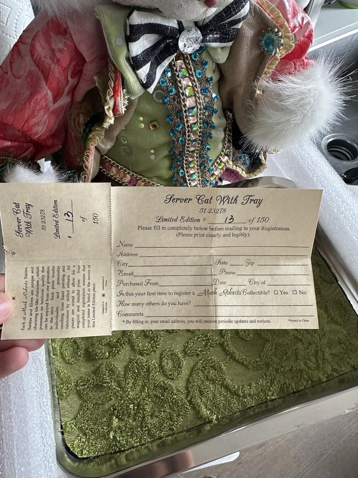 Mark Robert’s Fancy Cat Limited Edition - Image 4 of 4