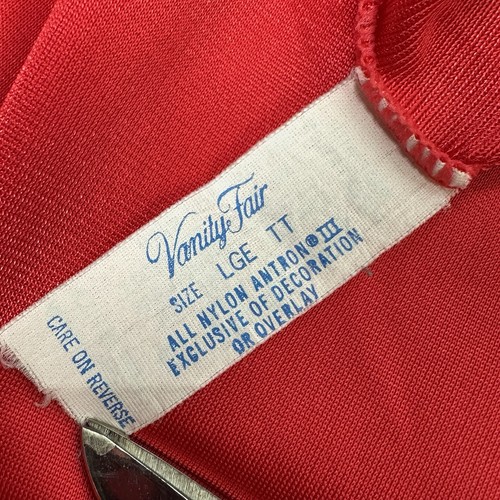 Vintage Vanity Fair Half Slip Antron III Nylon 25” Length Lace Trim Sz Large - Picture 5 of 10