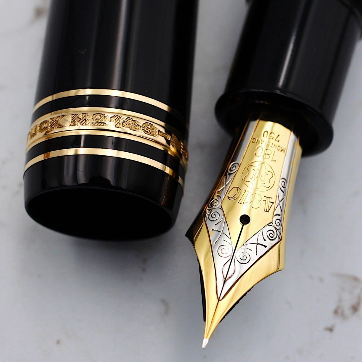 [Good Rare] Montblanc Meisterstuck 149 18C750 Fountain Pen EF Nib at 1960s