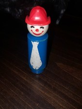 Fisher Price Tall Clown Little People Vintage figure Fire brigade 657 Circus