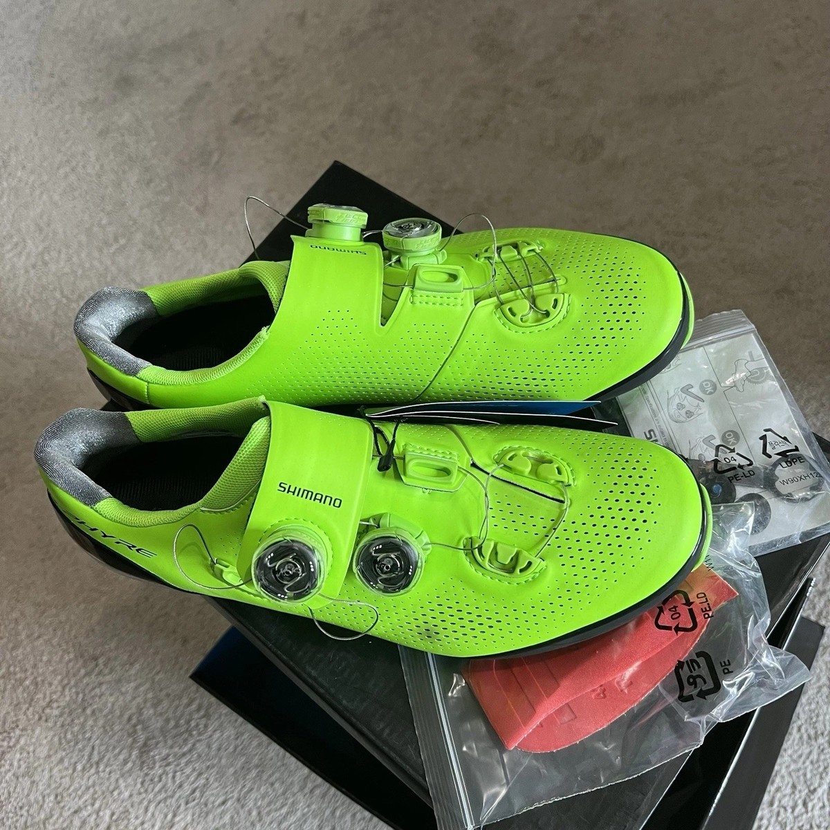 Shimano S-Phyre SH-XC901 MTB Shoes Electric Green EU 43/45 US 9