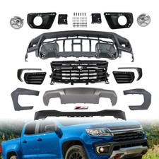For 2021 2022 Chevy Colorado Z71 Front Bumper Cover Assembly Grille W Fog Light For 2021 2022 Chevy Colorado Z71 Front Bumper Cover Assembly Grille W Fog Light