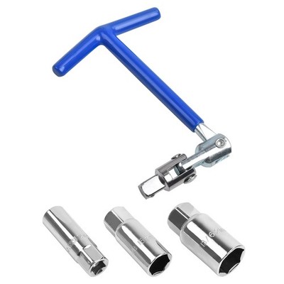 Zündkerzen-Schlüssel für Zündkerzen 14 mm 16 mm 21 mm Satz PKW Motorrad 4-tlg.