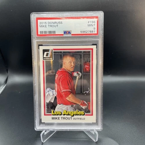 2015 Donruss Mike Trout PSA 9