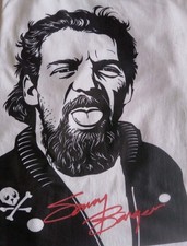 T-shirt classica 81 Sonny Barger con licenza nuova Hells Angels XLG nuova