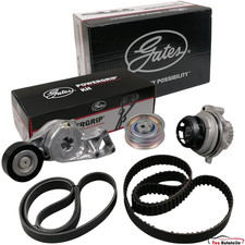 GATES Zahnriemen Keilrippenriemen Audi A3 Leon Octavia VW Golf Passat 1.6 102 PS