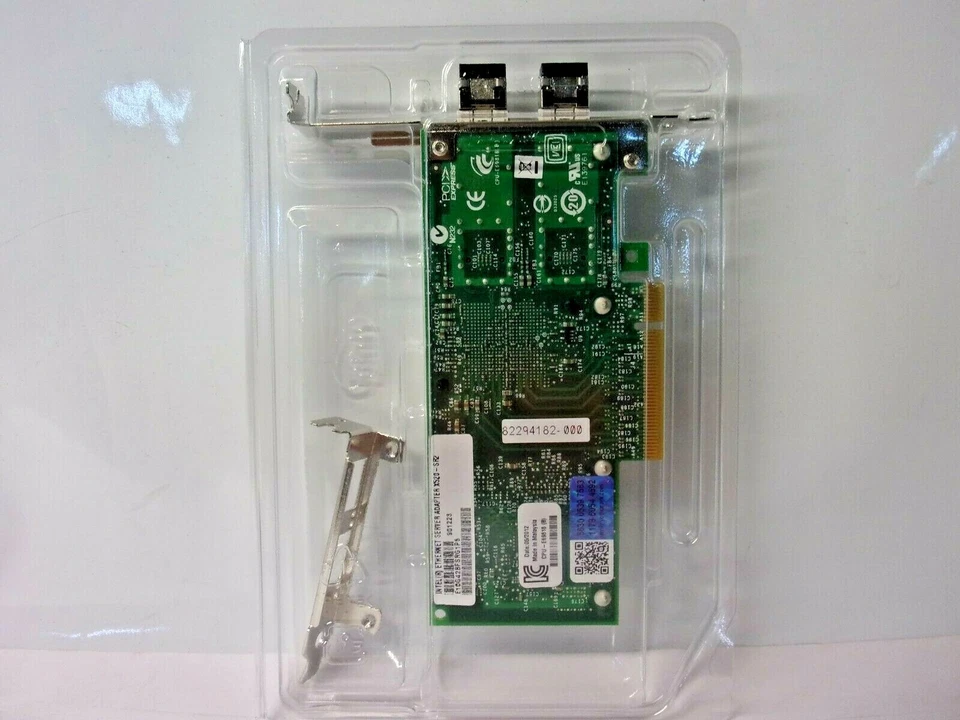 Intel Dual Port 10GB SFP+ Ethernet Server Adapter E70854 Intel X520-SR2 w/2 SFP - Image 2 of 4