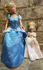 Vintage 90s Barbie Doll Cinderella Disney Princess With Shoes & Mini Disney Doll