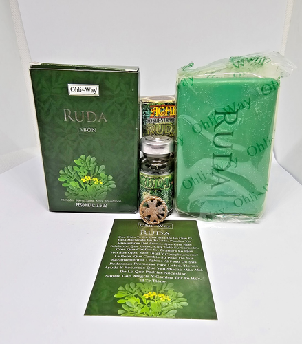 RUDA JABON Y EXTRACTO / RUE ATRAE BUENA SUERTE RAPIDA EXITO PROSPERIDAD FORTUNA - Picture 3 of 4