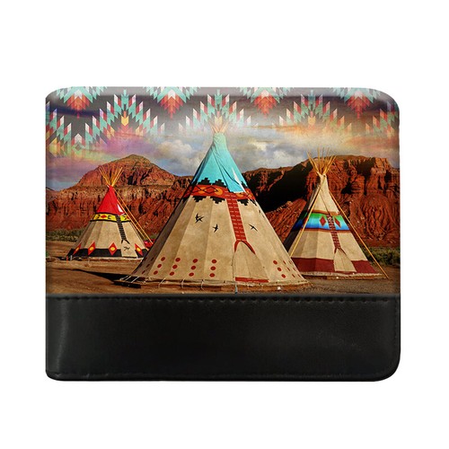 Southwest Native American Print zweifach gefaltete Geldbörse - 546 - Bild 44 von 51