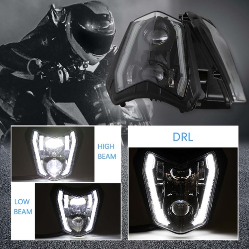 Dirt Bike LED Headlight DRL For 14-21 EXC XCW EXC-F FC 250 300 350 450 500 690 - Picture 4 of 12