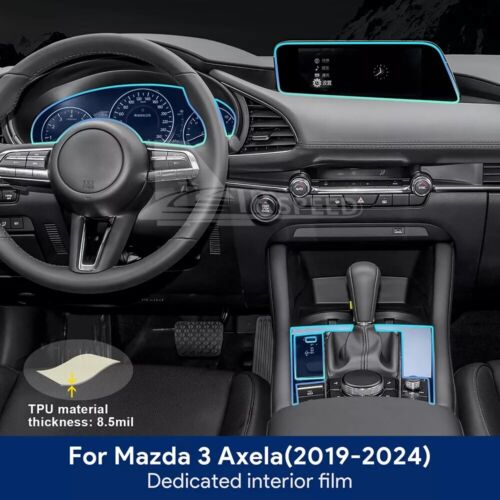 For Mazda 3 Axela 2019-2024 Interior Precut Paint Protection Film Clear PPF - Bild 2 von 14