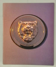 Jaguar  1991 XJS  Brochure with embossed cat head on cover 