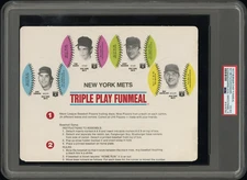 PSA 4 VG EX 1977 BURGER CHEF FUNMEAL PANEL TOM SEAVER KINGMAN KOOSMAN METS