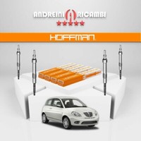 KIT 4 ZÜNdkerzen Lancia Ypsilon 1.3 D Multijet 55KW 75PS 2006 -> GE112