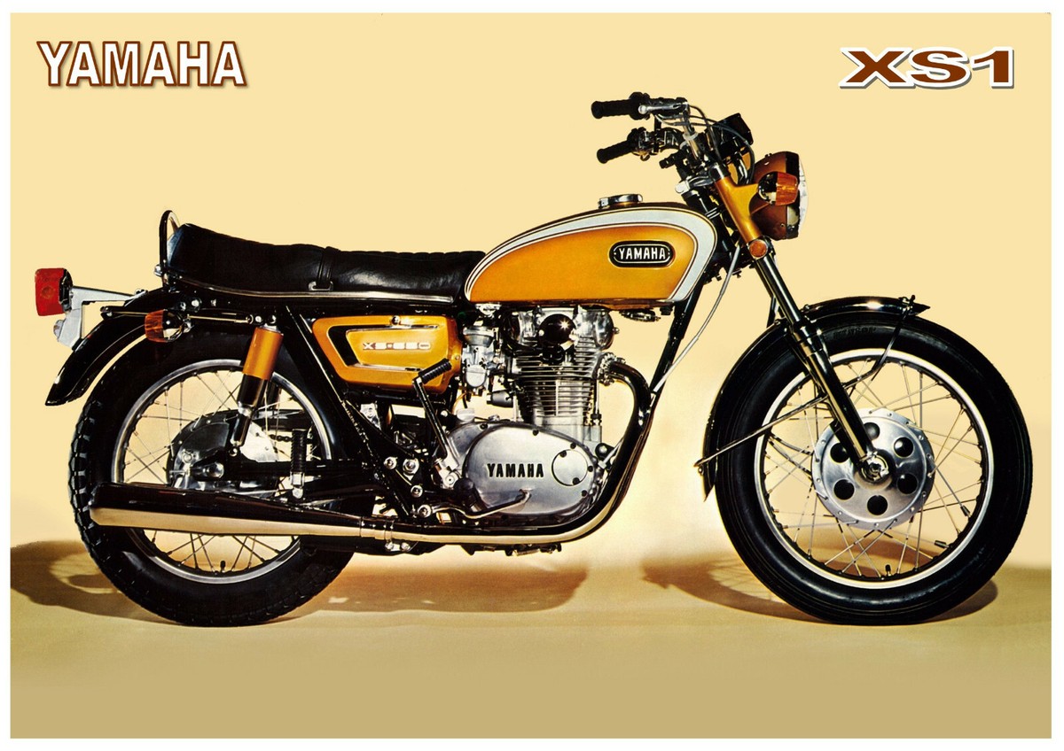 YAMAHA Poster XS1 XS1B XS1-B 1970s 1970 1971 Suitable to Frame | eBay