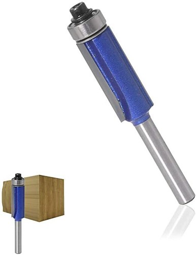 4PCS Flush Trim Router Bit Set 1/4 Inch Shank Top Bearing Flush Trim Router Bit - Picture 3 of 3
