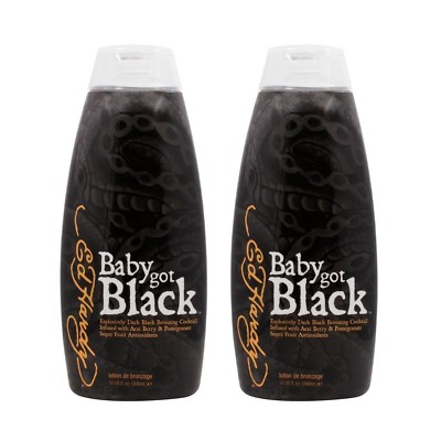 2 LOT Ed Hardy Baby Got Black Tanning Moisturizer Bronzing Lotion 10 oz