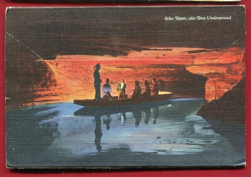 Mammoth Cave National Park Kentucky postcard folder - Picture 2 of 2