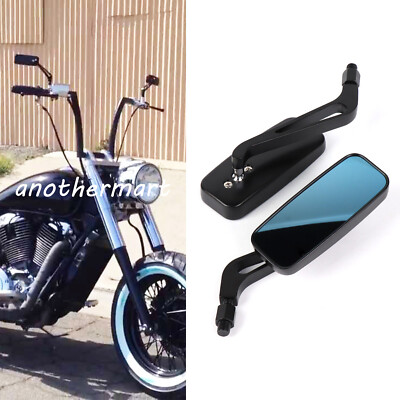 MOTORCYCLE RECTANGLE REARVIEW MIRRORS FOR HONDA SUZUKI KAWASAKI HARLEY DAVIDSON