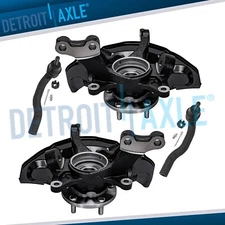 Front Steering Knuckles Wheel Hub Bearings Outer Tie Rod Ends for Toyota Camry